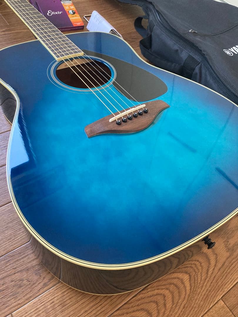 【新品購入・ほぼ未使用】YAMAHA FG820 エリクサー弦　2セット付き