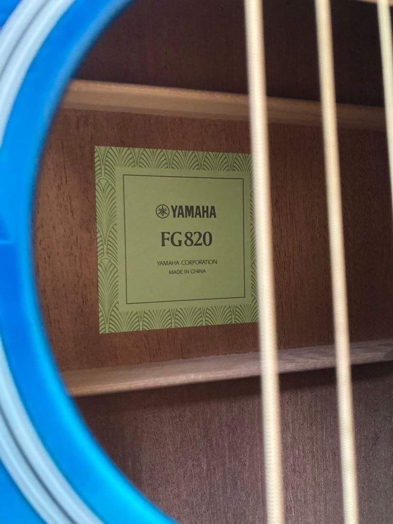 【新品購入・ほぼ未使用】YAMAHA FG820 エリクサー弦　2セット付き