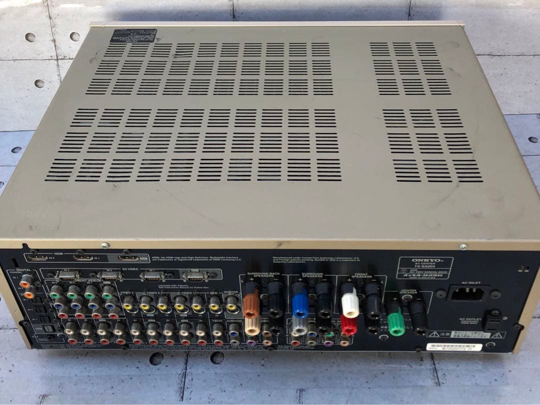 ONKYO AVアンプ TX-SA604 動作品(L23)