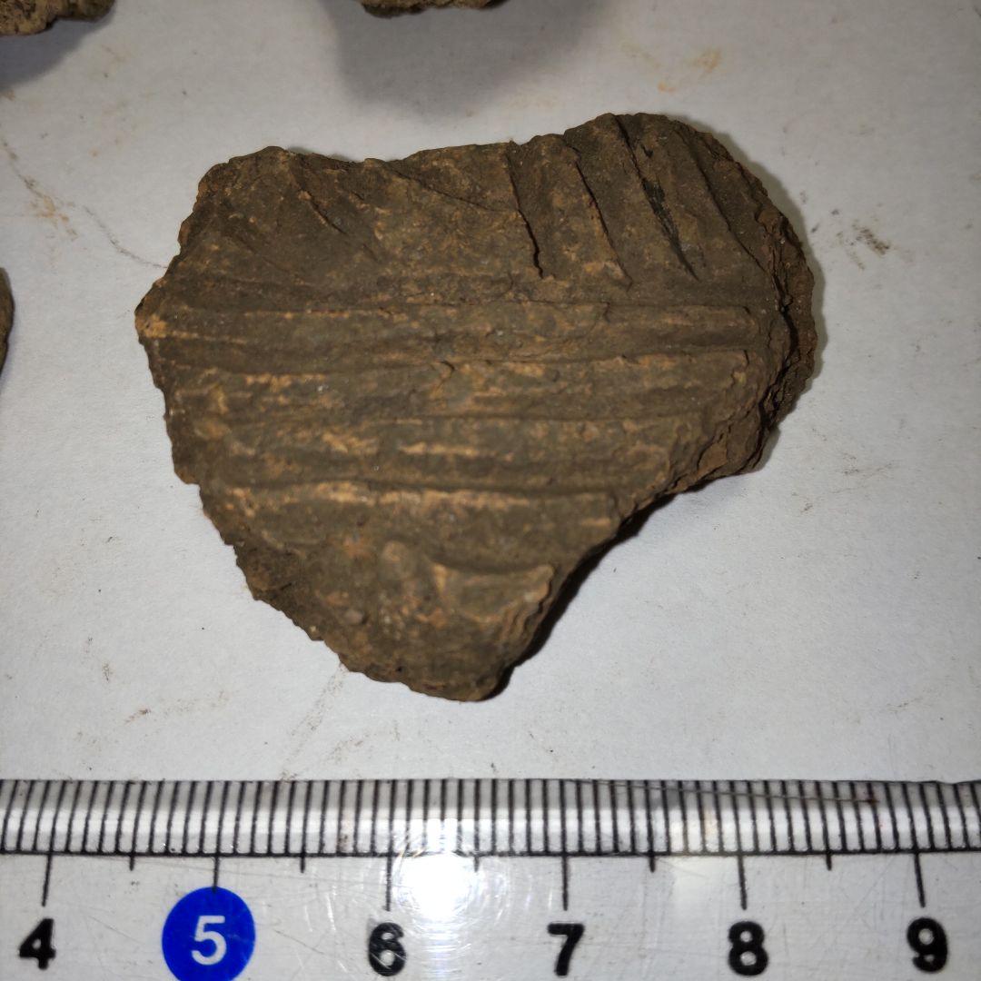 ★本物の縄文土器★(新潟県出土)⑧、4点(激レア２点含む)