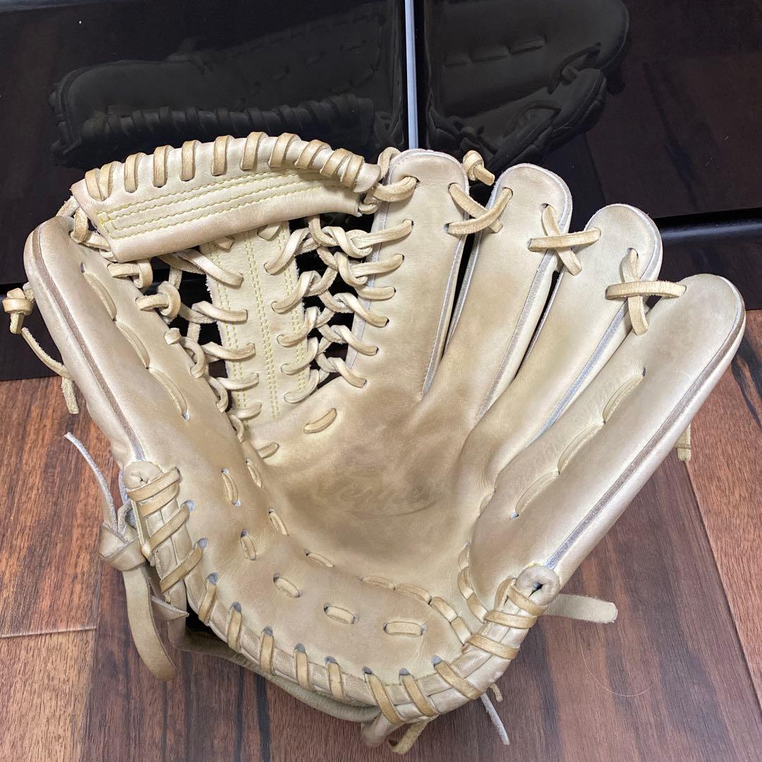 テッペン 硬式グローブ ベージュ