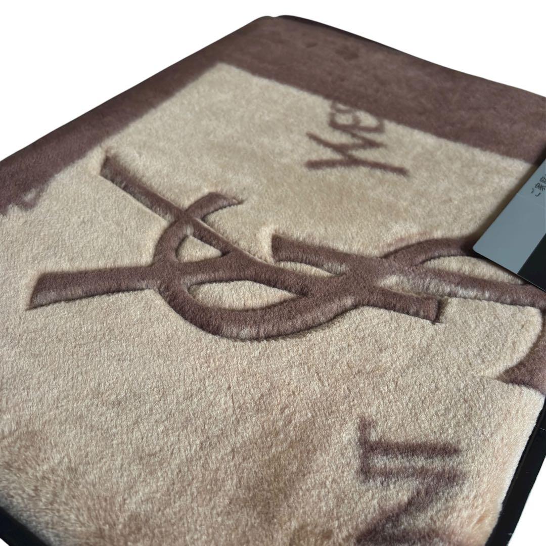 [未使用品] イヴサンローラン ニューマイヤー毛布 アクリル毛布 シングル