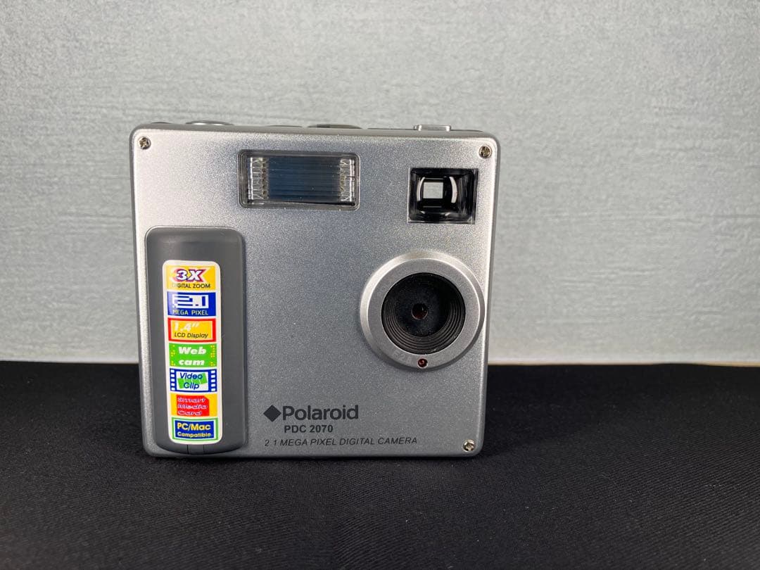 動作品 Polaroid PDC2070 付属品有 ポラロイド オールドコンデジ
