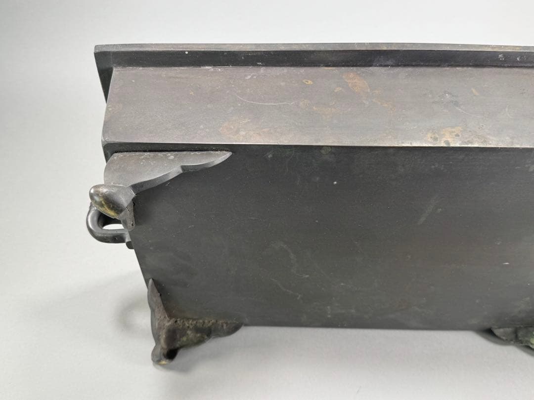 銅水盤　いけばな　池坊　古流　小原流　銅製華道具　重さ6.3kg 水漏れなし