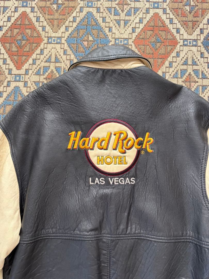 90s Hard Rock HOTEL LAS VEGAS レザースタジャン
