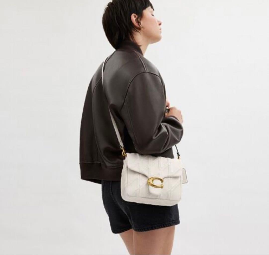 コーチCW629COACHショルダーバッグ・キルティングレディースバッグホワイト