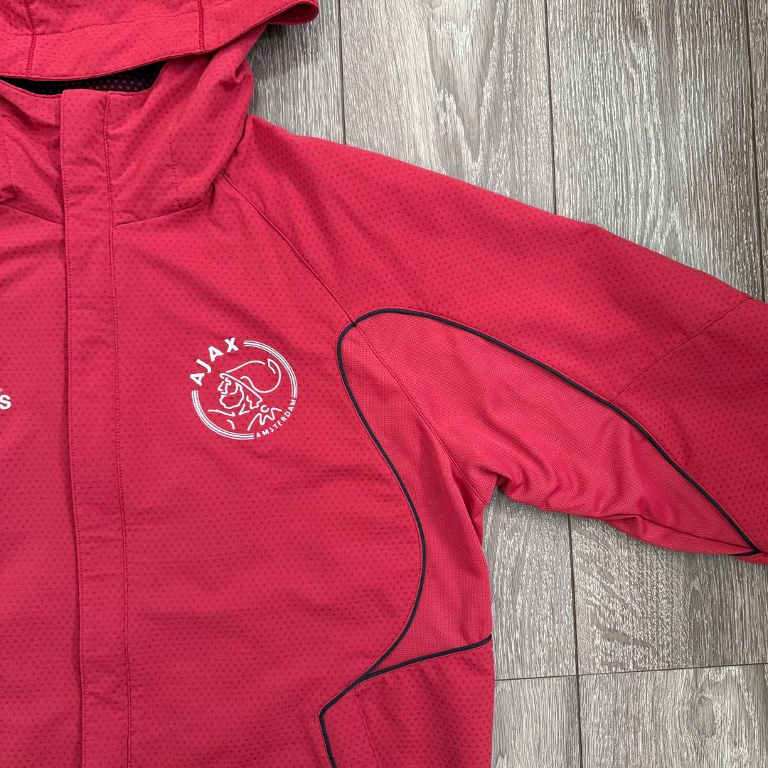 美品 アディダス 00s AJAX AMSTERDAM ナイロンジャケット L