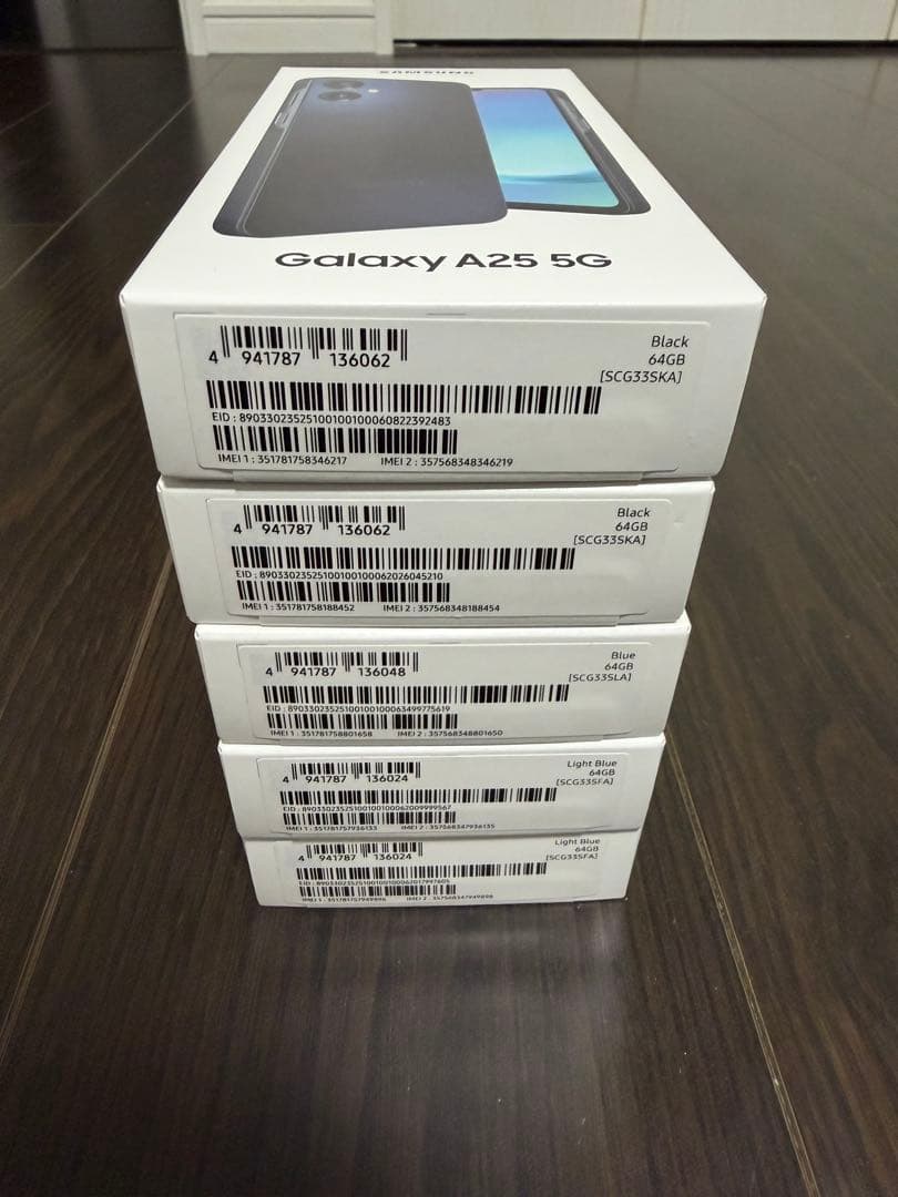 Samsung Galaxy A25 5G 5台セット