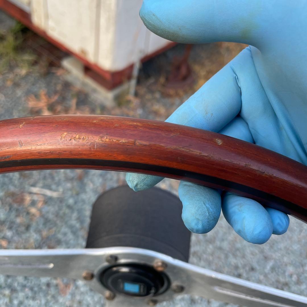 ナルディ　ウッドステアリング　当時物