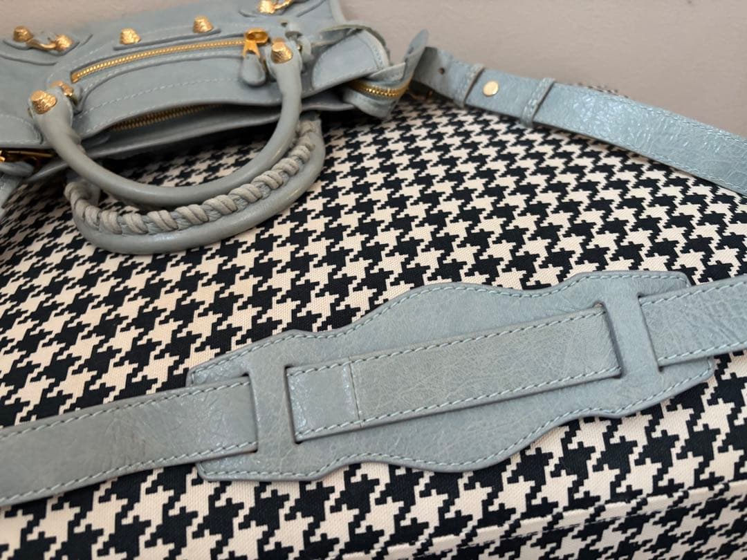 BALENCIAGA ジャイアントミニシティ エディターズバッグ ブルー