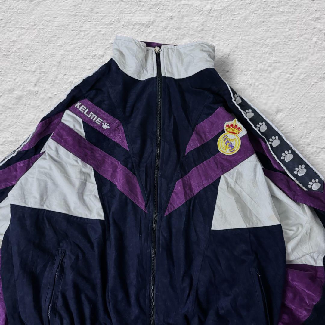 KELMEレアルマドリードトラックジャケットvintage古着ベロアスペイン製
