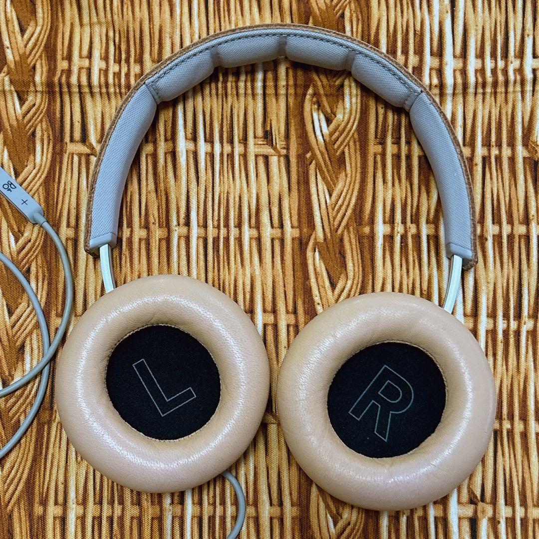 B&O BeoPlay H6オーバーイヤーヘッドフォン ナチュラル レザー 有線