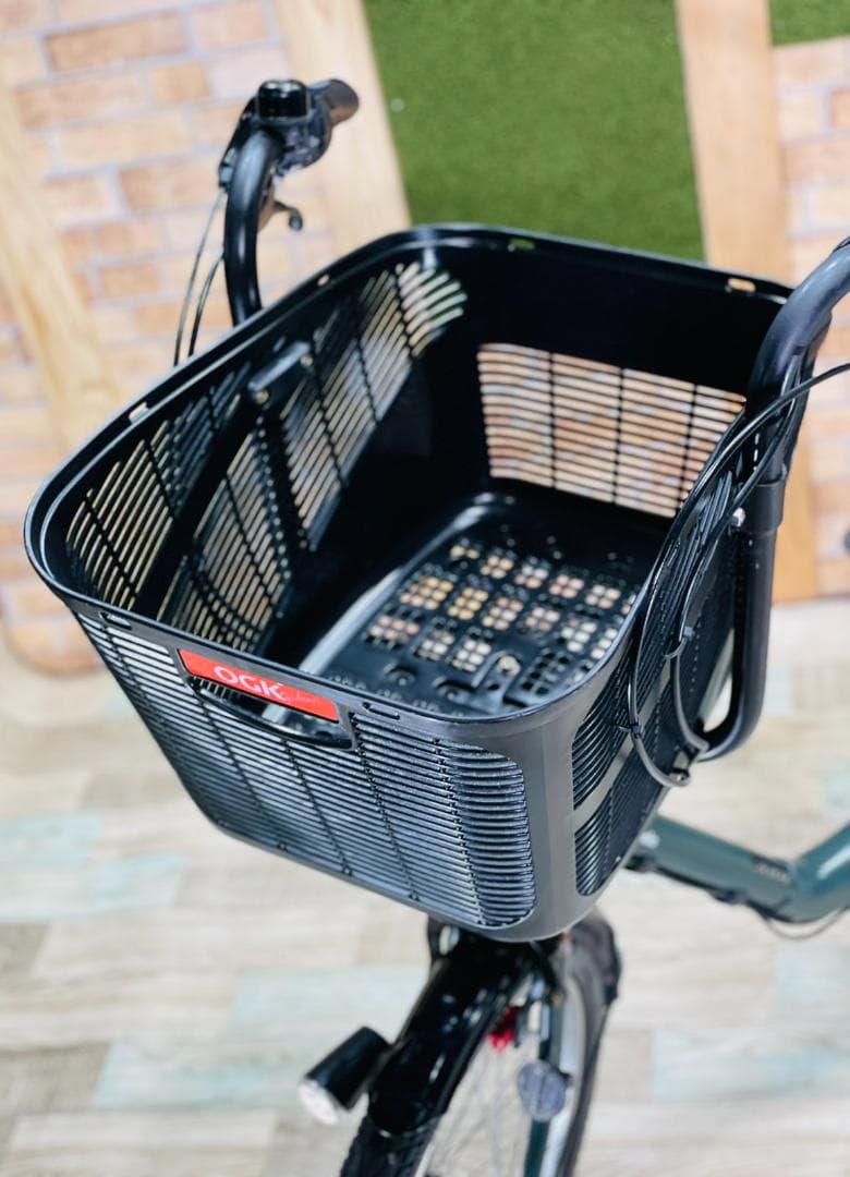 パナソニック No1 グリーン　ギュット　子供乗せ電動アシスト自転車 H1571