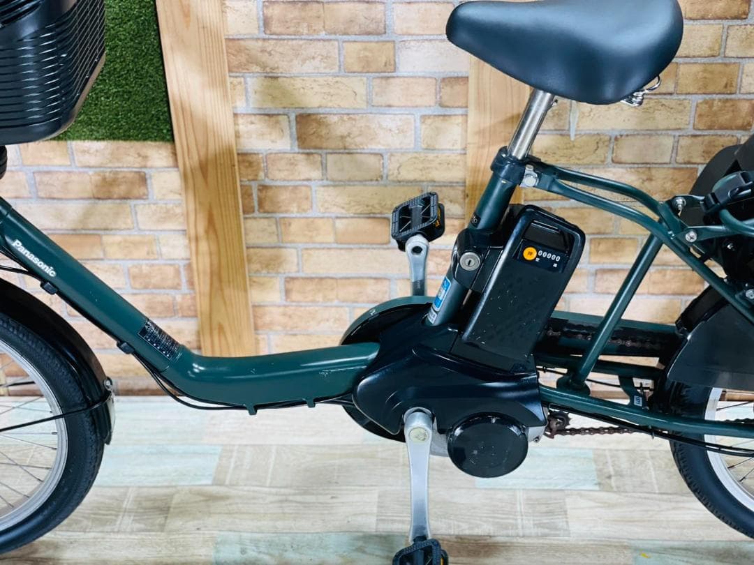 パナソニック No1 グリーン　ギュット　子供乗せ電動アシスト自転車 H1571