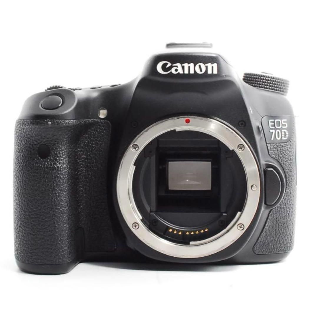 Canon EOS 70D✨一眼レフカメラ スマホ転送　Wi-Fi ダブルレンズ
