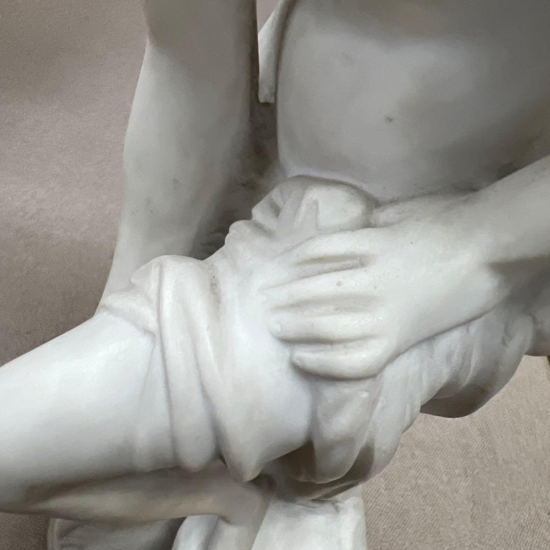 専用　大理石　女性裸婦像　高さ65.5㎝/17.4㌔　東Y7-1020☆1F