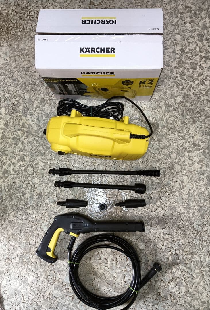 KARCHER K2 Classic 高圧洗浄機 本体　+オプションノズル2個
