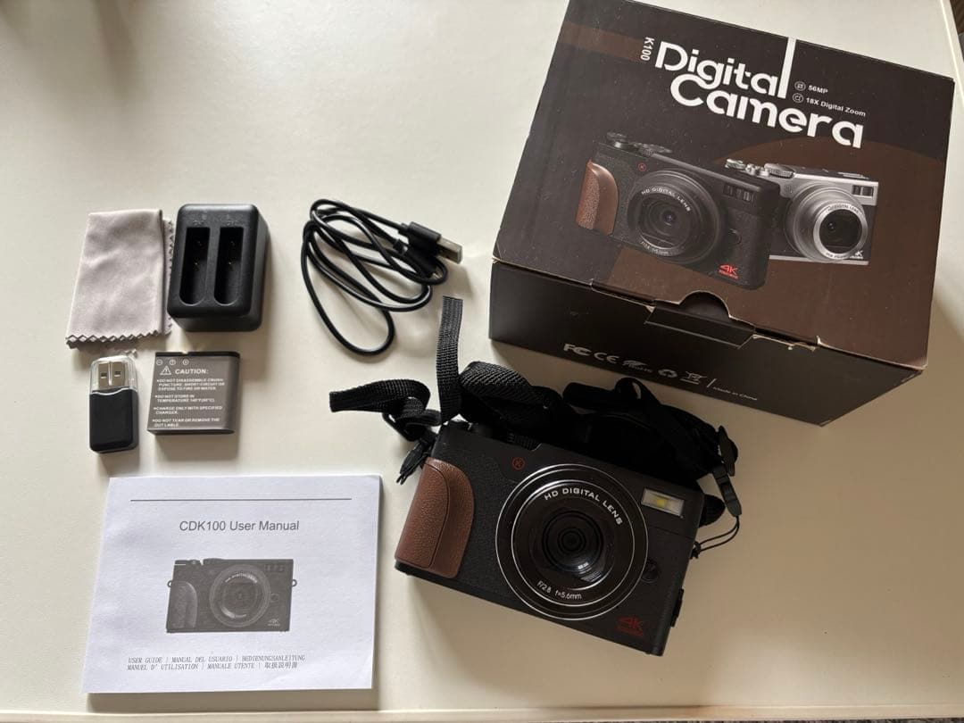 デジタルカメラ 4K HDデジタルレンズ F2.8