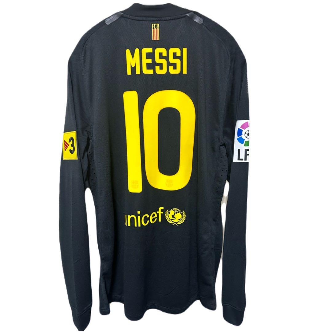 【メッシ#10】バルセロナ 選手支給 AWAY ユニフォーム11/12 Lサイズ