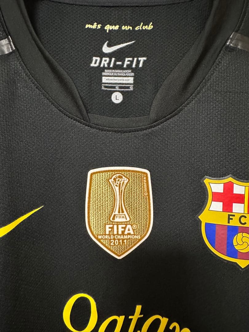 【メッシ#10】バルセロナ 選手支給 AWAY ユニフォーム11/12 Lサイズ