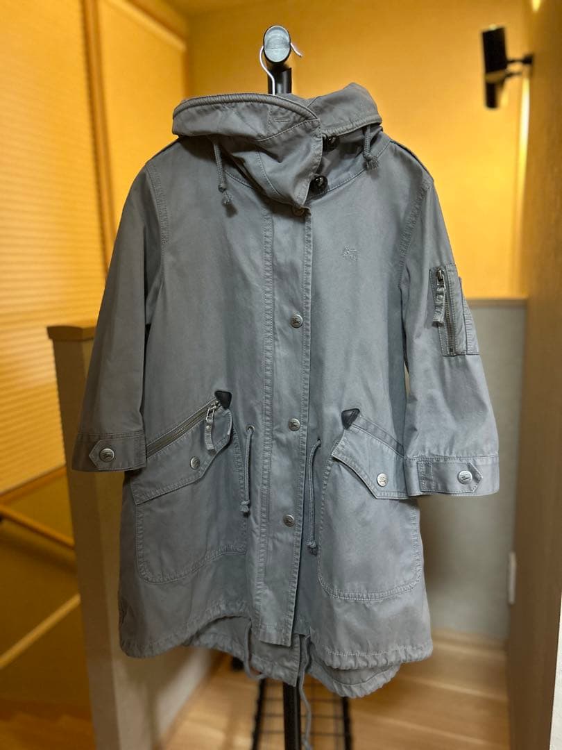 Burberry ブルーレーベル　3wayモッズコート　ミリタリー バーバリー