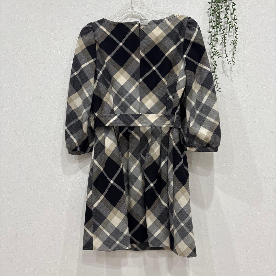 バーバリー★BURBERRY BLUE LABEL チェックワンピース 38