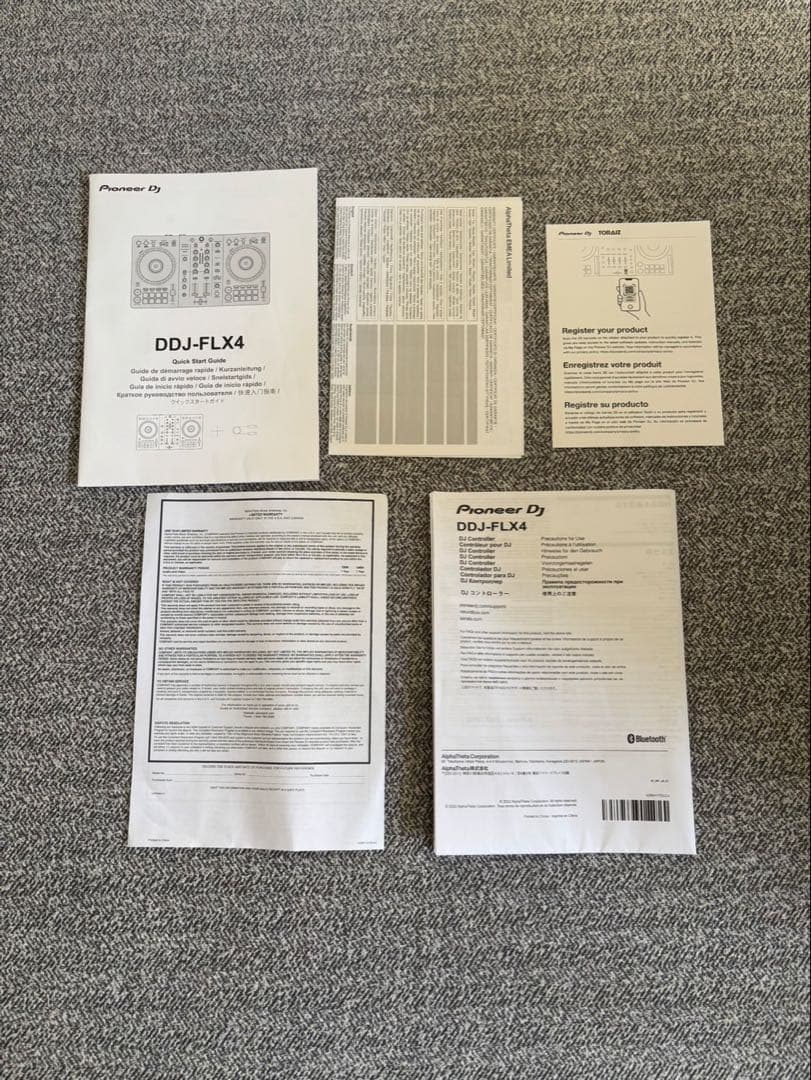 PIONEER DJ DDJ-FLX4 DJコントローラー　ヘッドフォン付き