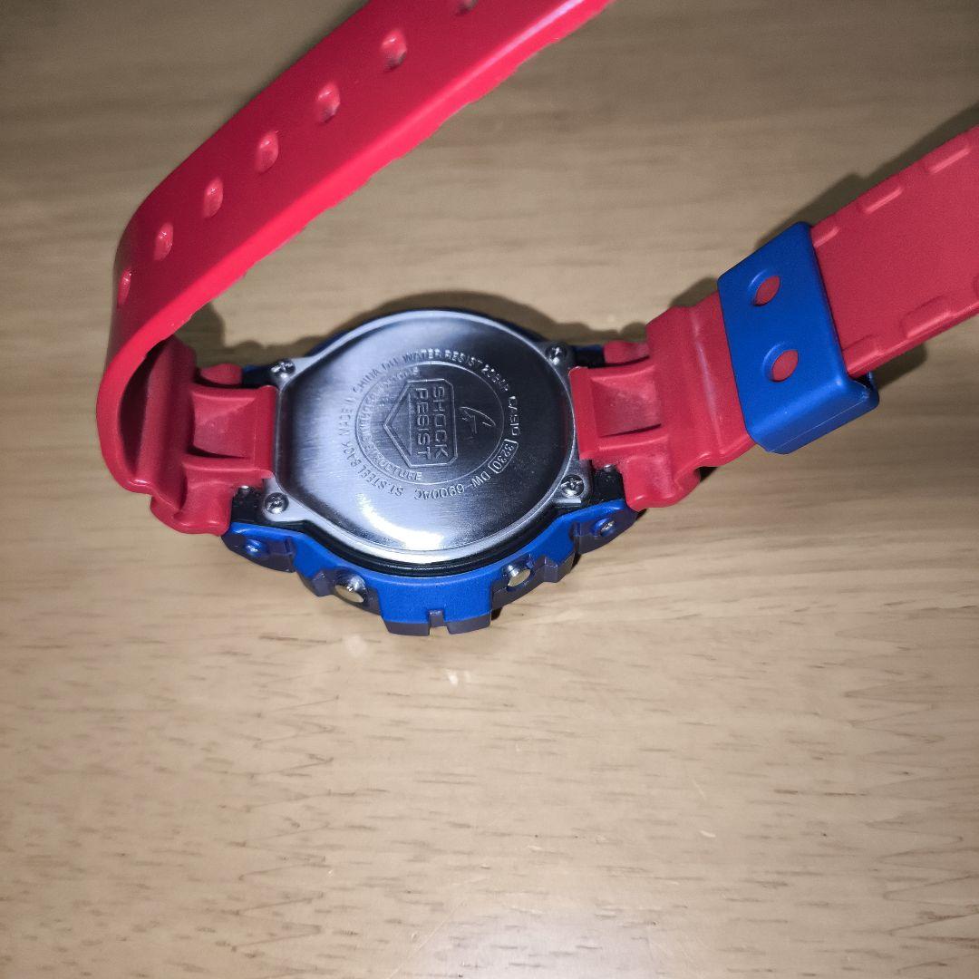 G-SHOCK　DW-6900AC-2　赤青　美品　レッド　ブルー