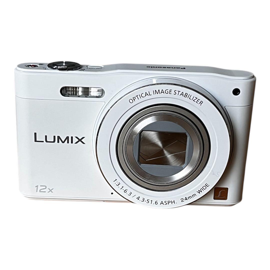 【美品】Panasonic LUMIX DMC-SZ8 デジカメ ホワイト