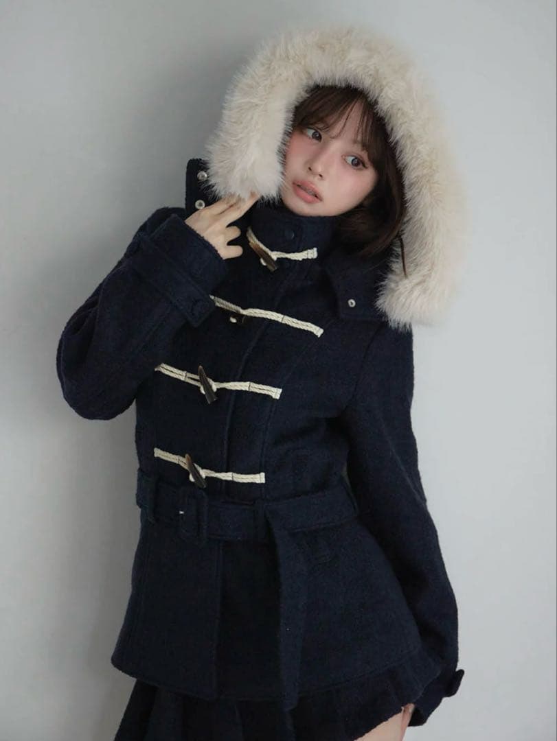 ANDMARY ショートウールコート