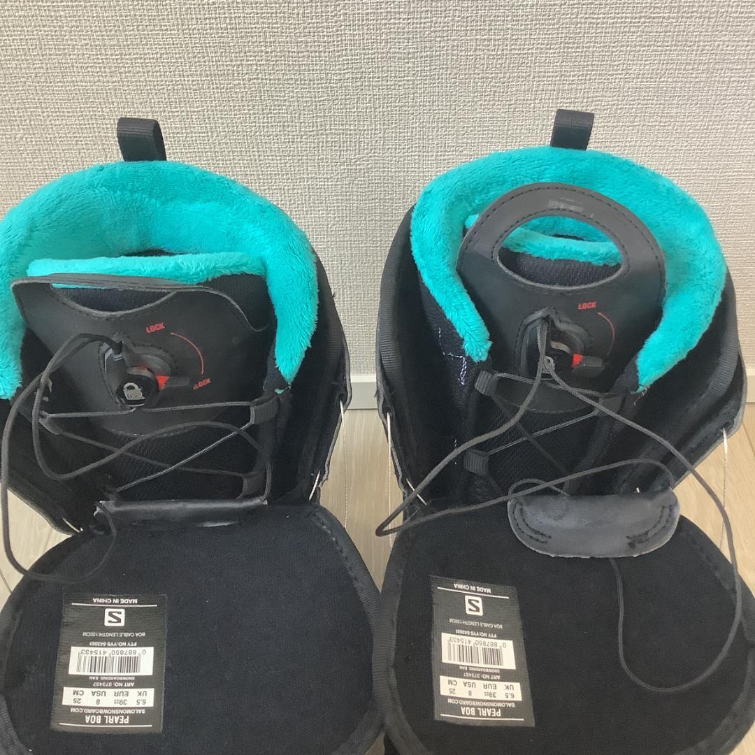 041サロモンSALOMON pearl boa25.0cmスノーボードブーツ