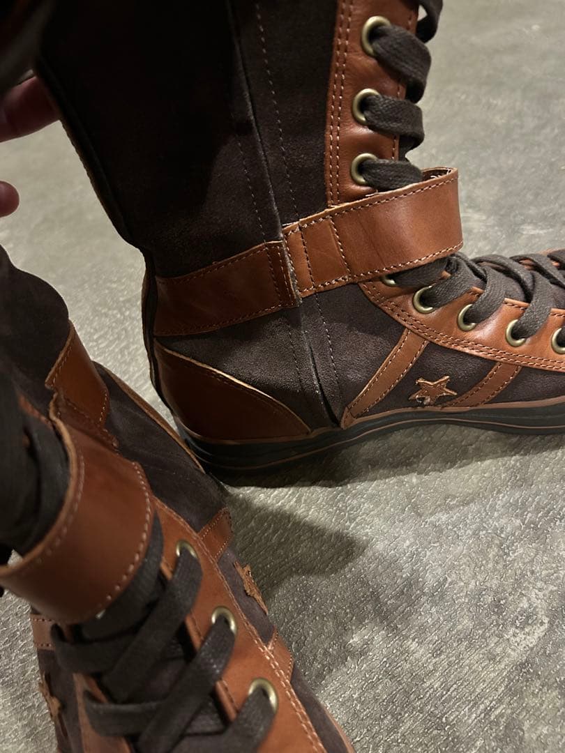 【極稀少】コンバース オールスター ロングブーツ 裏ボア サイドジップ 廃盤品