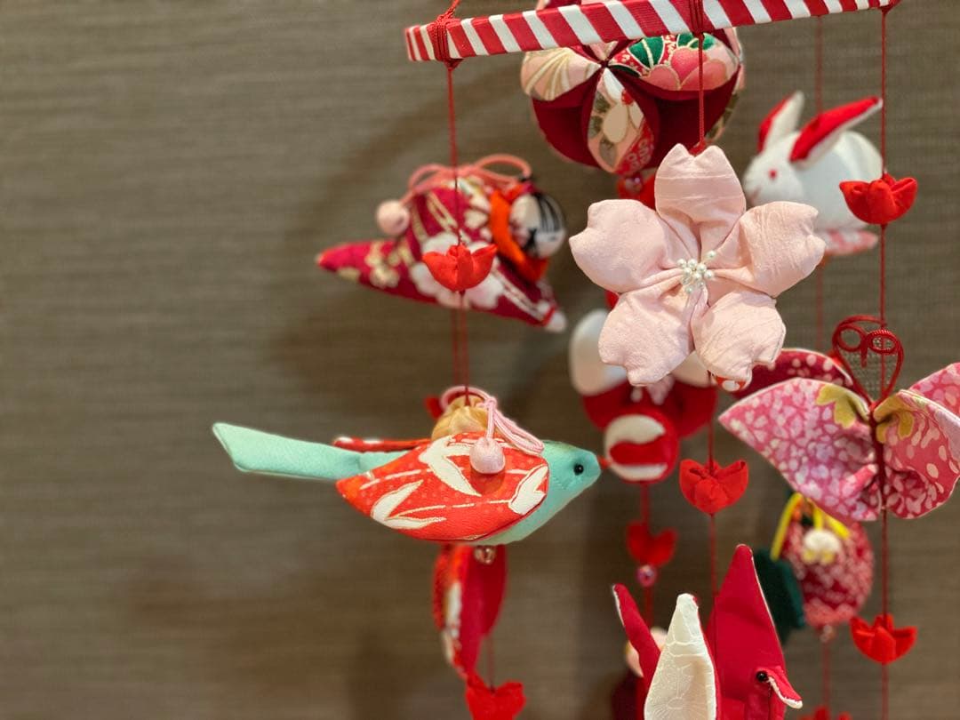 可愛いつるし雛No.116 ひな人形・桃の節句・初節句飾り・さげもんつるし飾り