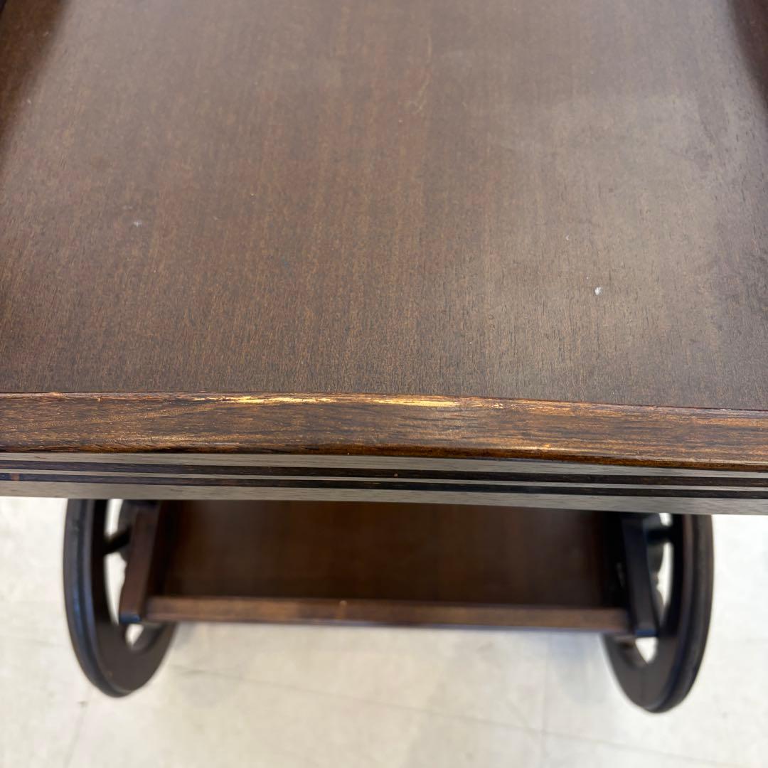 karimoku カリモク キッチンワゴン 車輪 コロニアル アンティーク