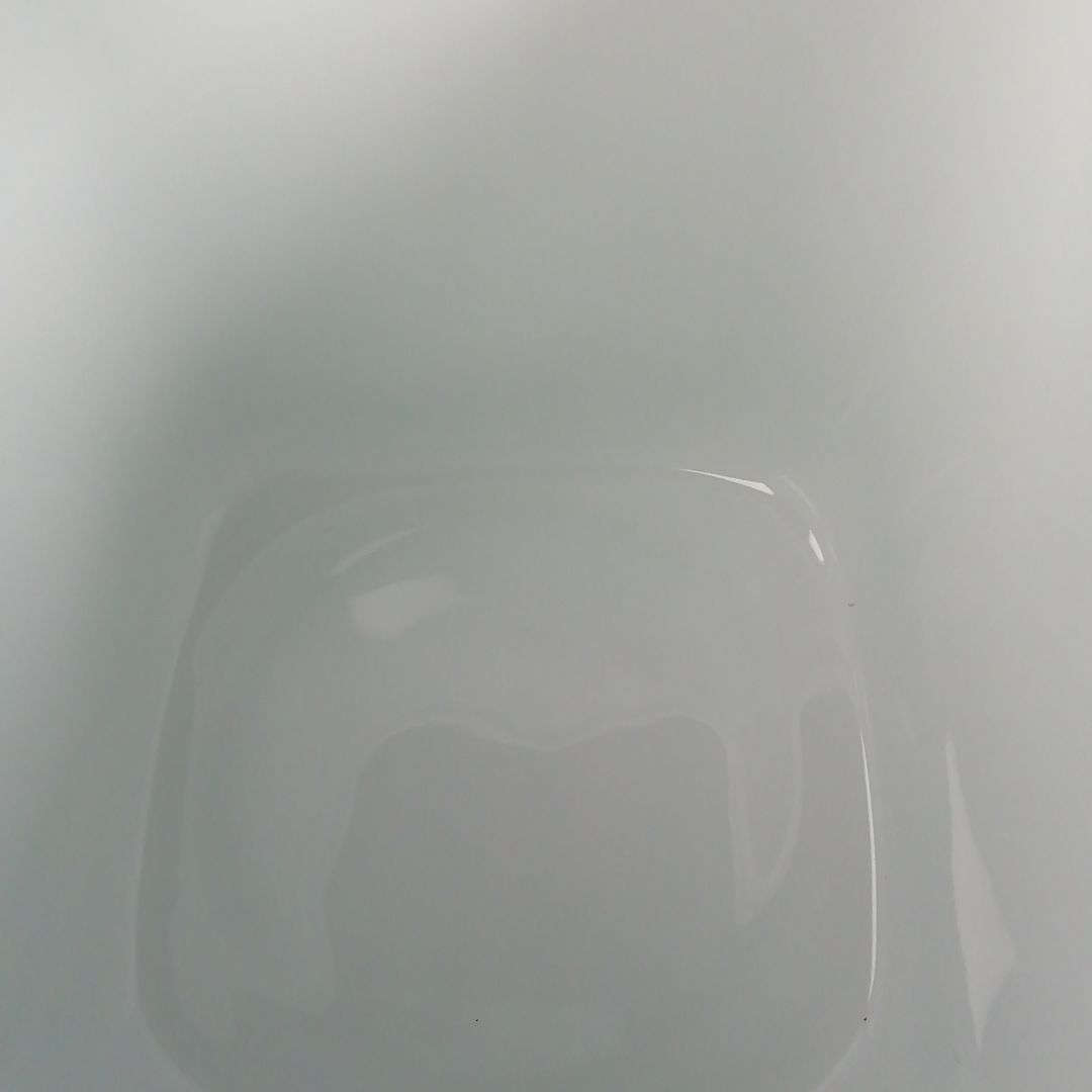 Ｔ７２１　水指　『白磁　染付　竹林』『四方水指』『横石喜助』　共箱　茶道具