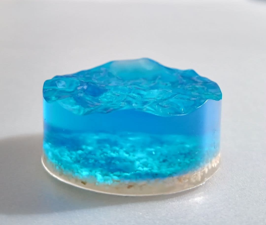 【 かめここ 】エポキシレジン オーシャンアート レジンアート