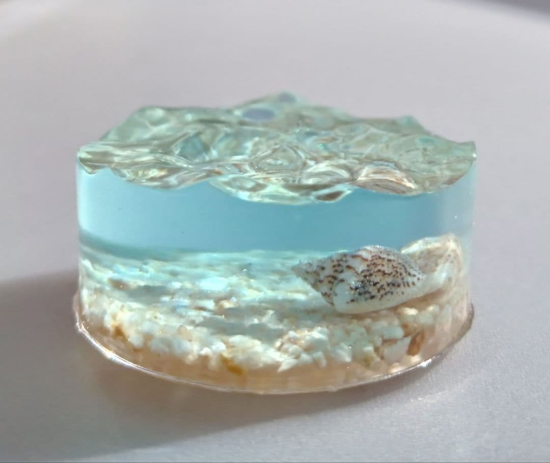 【 かめここ 】エポキシレジン オーシャンアート レジンアート