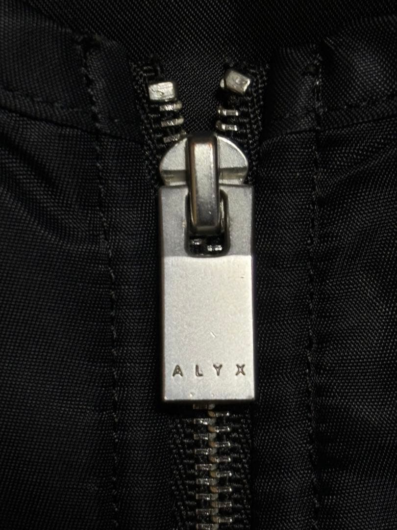 人気 1017 ALYX 9SM アリクス ナイロン ジップ ベスト S 黒