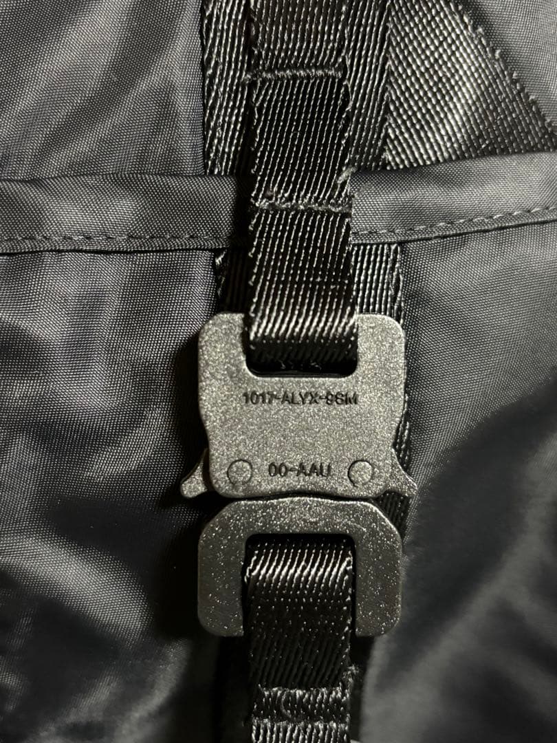 人気 1017 ALYX 9SM アリクス ナイロン ジップ ベスト S 黒