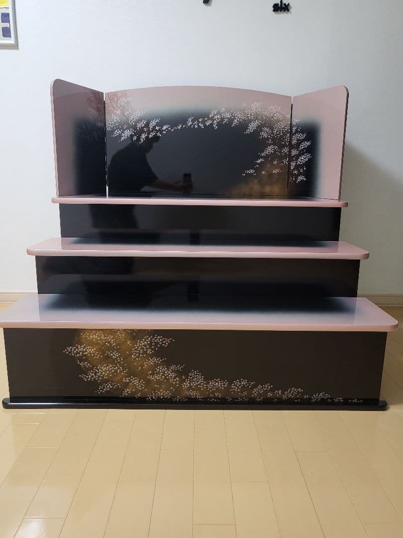 豪華な3段雛人形セット