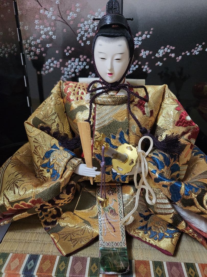 豪華な3段雛人形セット