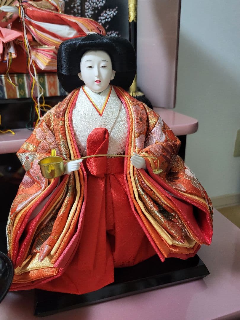 豪華な3段雛人形セット