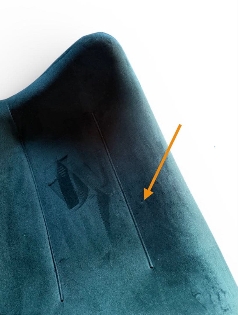 CAGUUU ハイバッククッションソファ グリーン ラウンジチェア