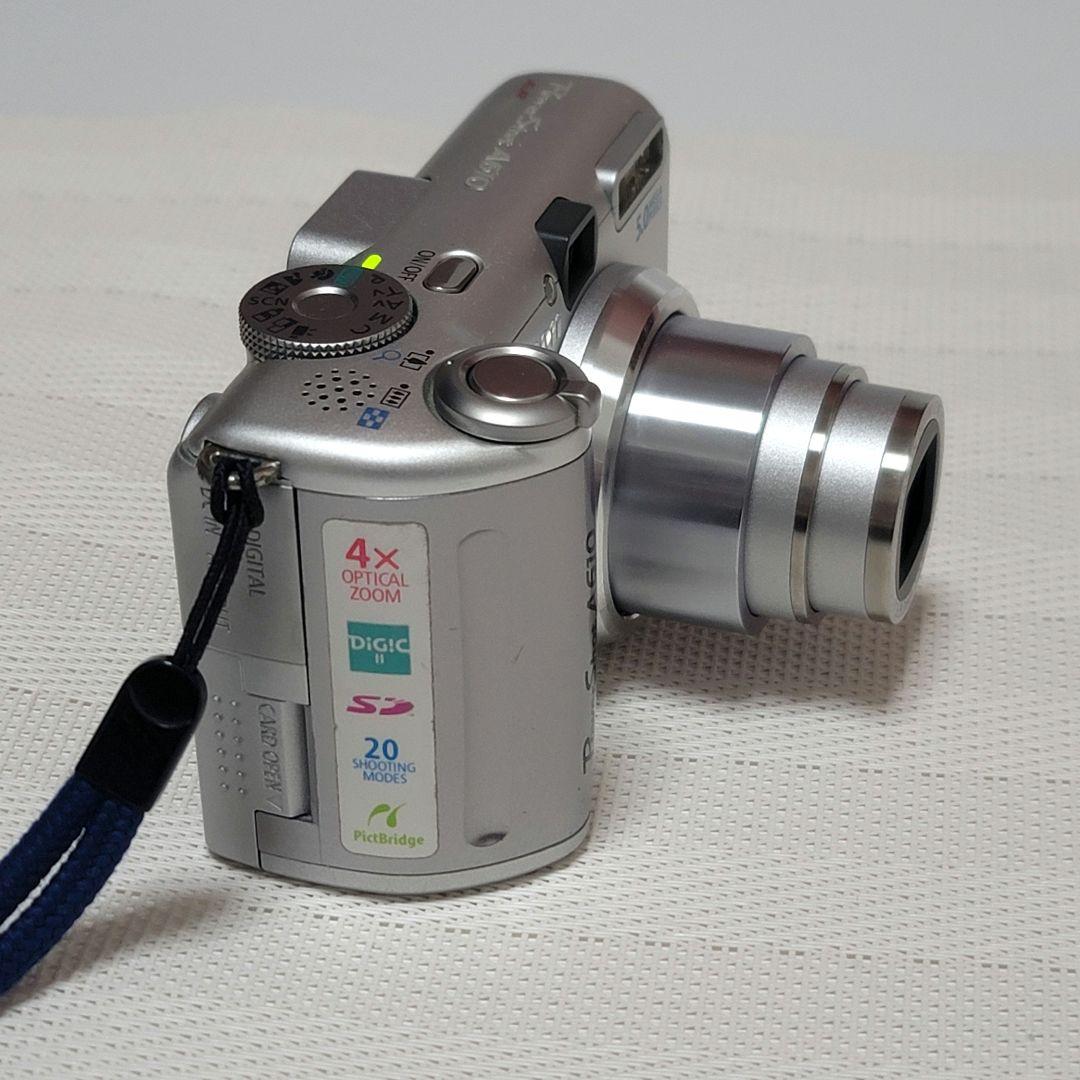Canon キャノン PowerShot A610 シルバー デジカメ　電池付き