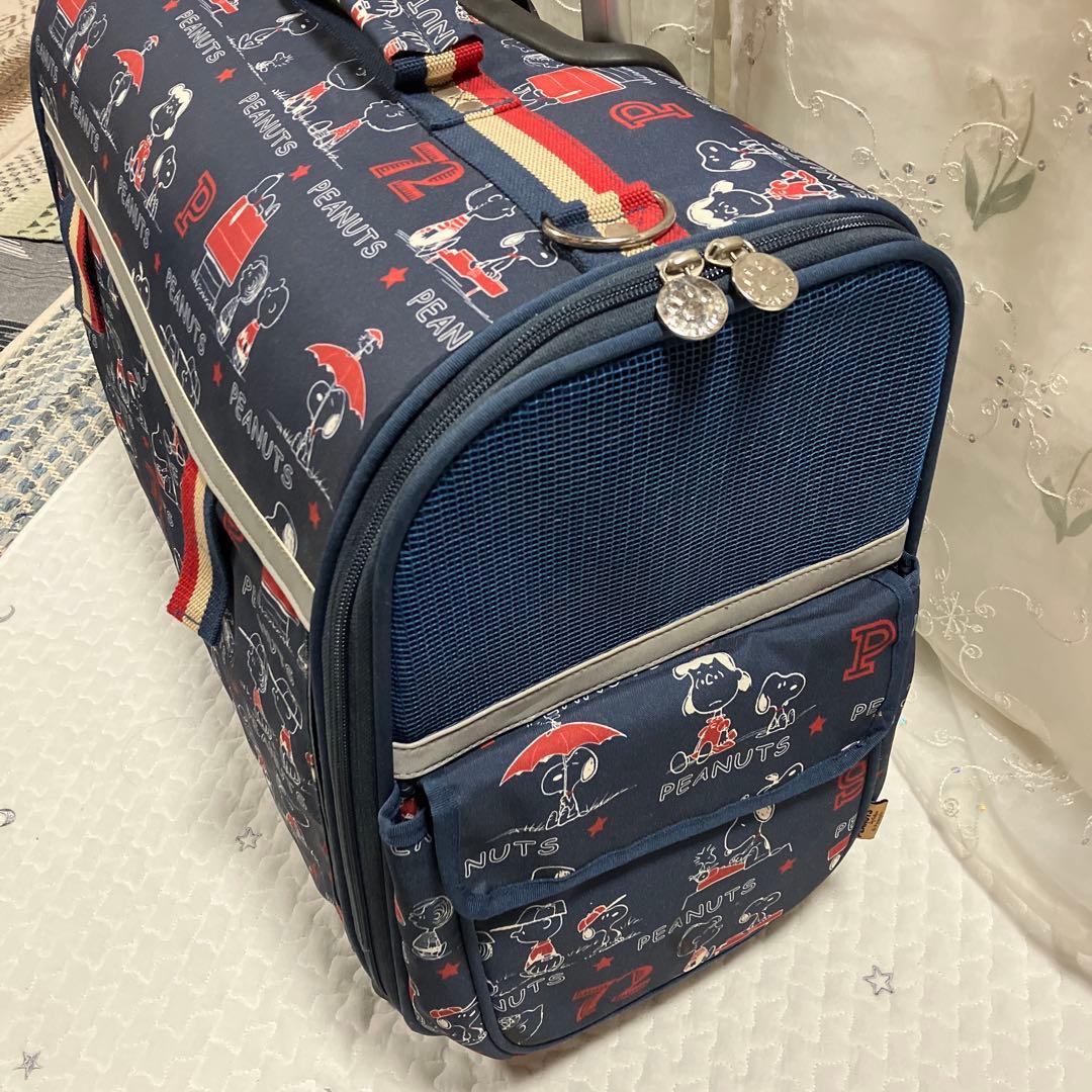 ペットパラダイス PEANUTS スヌーピー キャリーバッグ　キャスター付き 犬