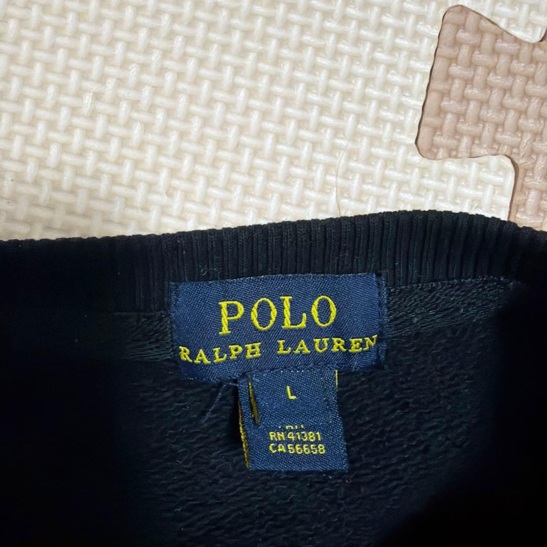 Polo Ralph Lauren ポロベア スウェット L ブラック