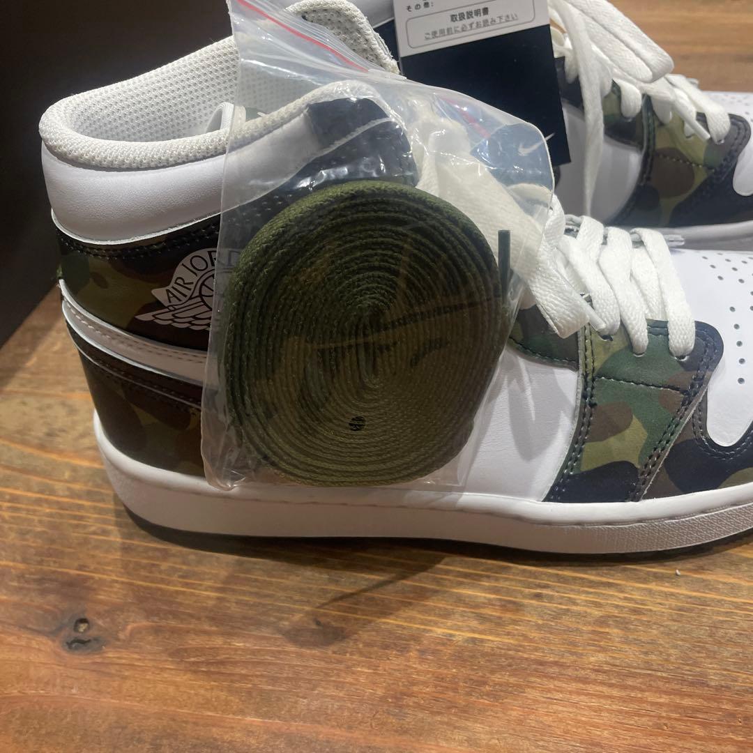 シューズ(男性用) Nike Air Jordan 1 High Golf Camo/White