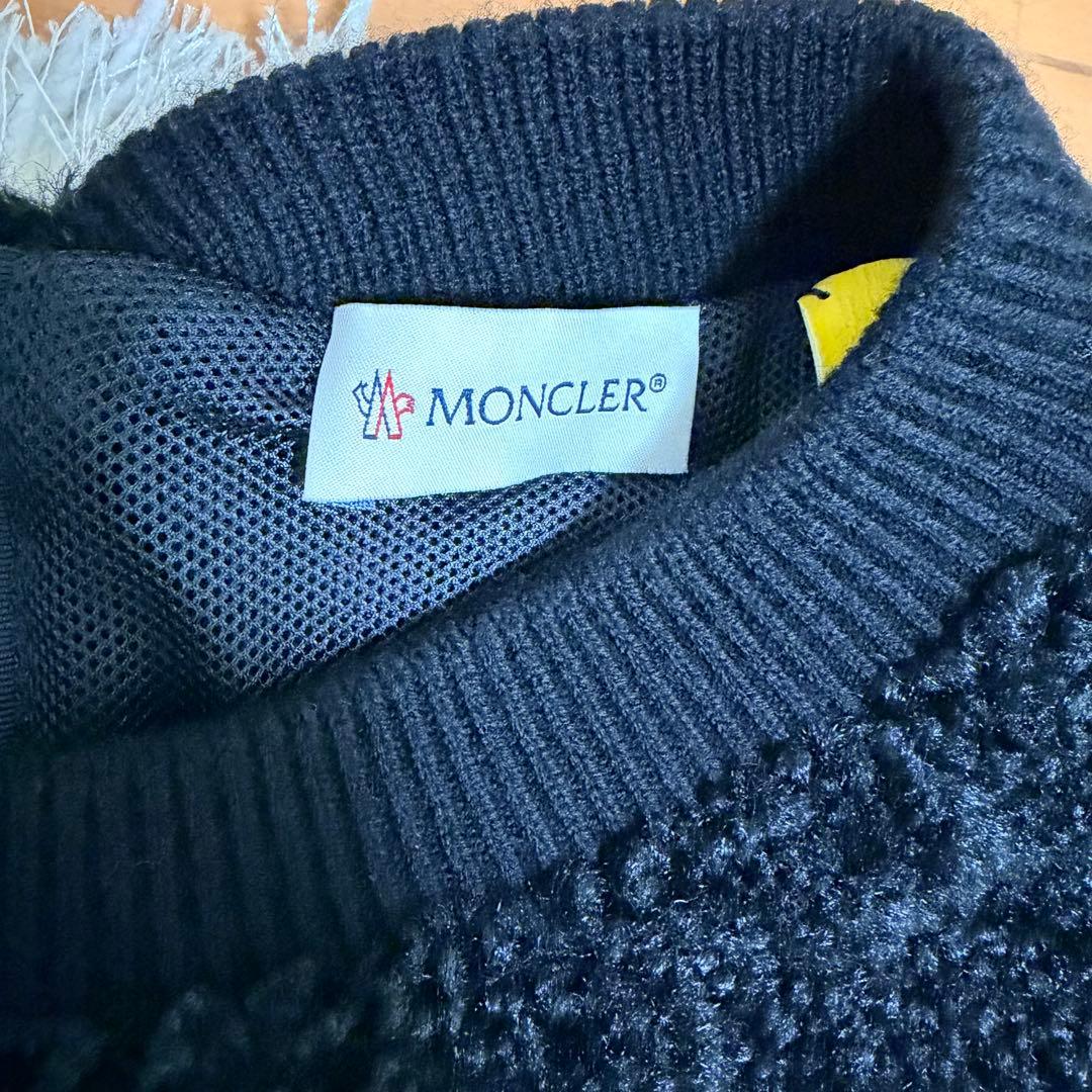 MONCLER ボア テディ ニットセーター XL