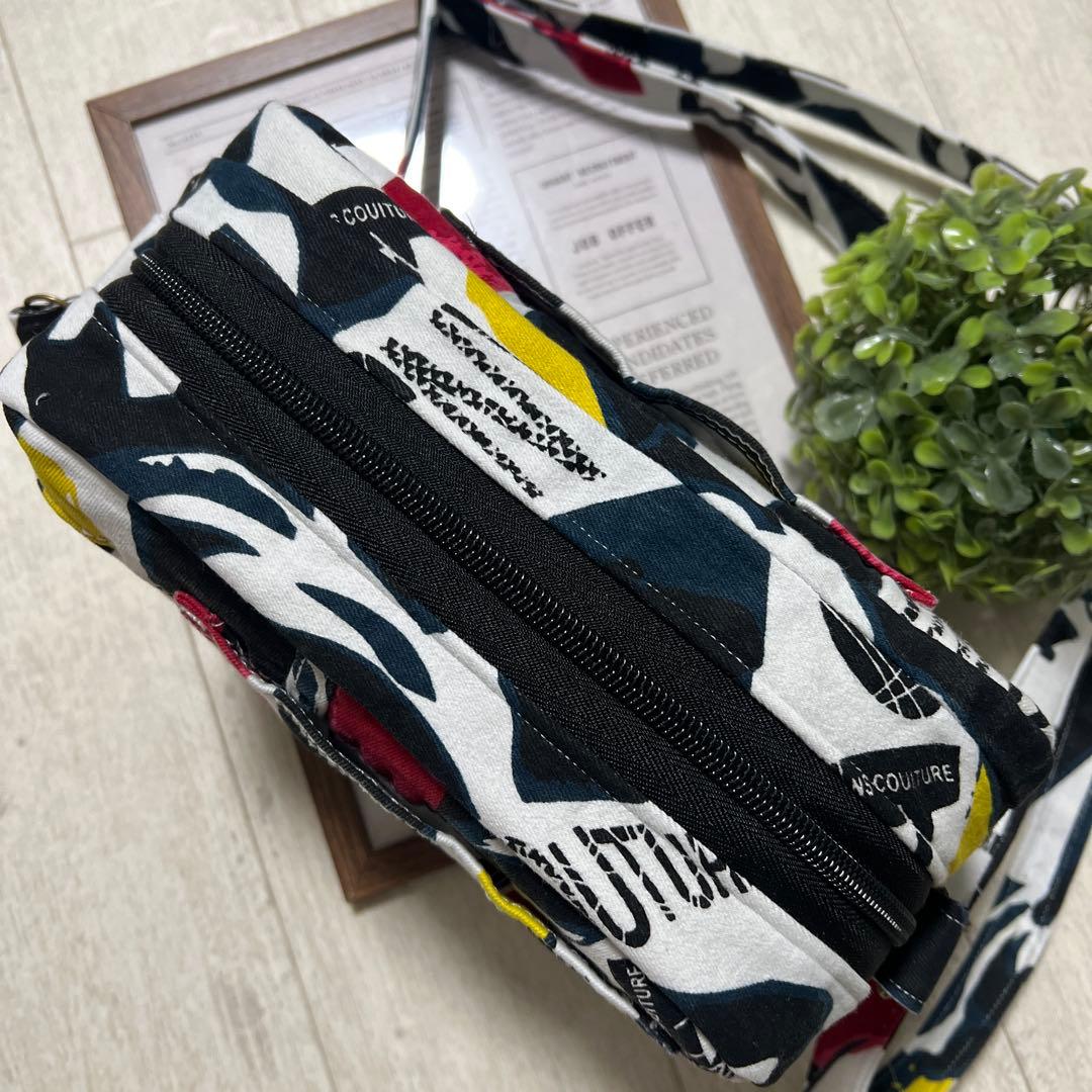 ショルダーバッグ　デニムリメイク　ハンドメイド