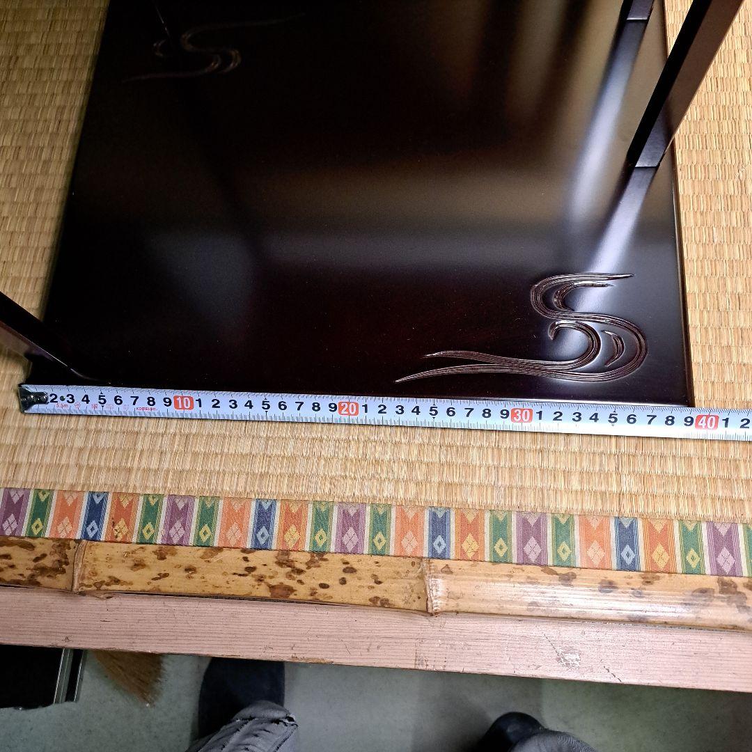 ◆山雲棚 裏千家 鵬雲斎好み 木製溜塗り